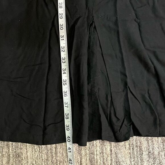 Stuart Alan Petites Women’s Size 9-10 Fit‎ & Flare Shirt Dress Black Pockets - Picture 8 of 10